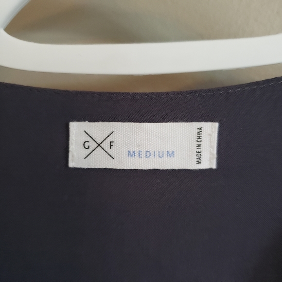 Boho Faux Wrap Top w/ crochet … - Picture 3 of 5